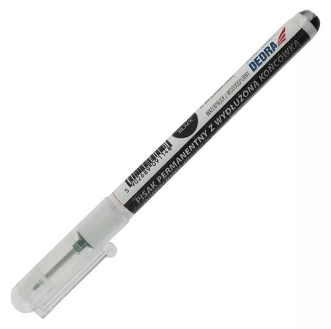 DEDRA MARKER TECHNICZNY Z WYDŁUŻONĄ KOŃCÓWKĄ CZARNY DEDRA MARKER TECHNICZNY Z WYDŁUŻONĄ KOŃCÓWKĄ CZARNY