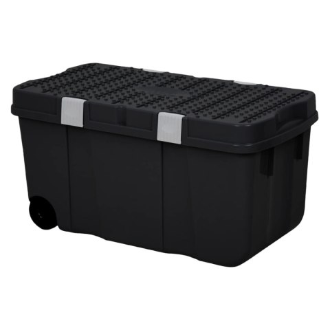 WHAM POJEMNIK/KUFER NA DWÓCH KOŁACH WHAM, CZARNY 100L WHAM POJEMNIK/KUFER NA DWÓCH KOŁACH WHAM, CZARNY 100L