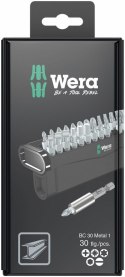 WERA ZESTAW BITÓW BIT-CHECK 30 METAL 1 SB, 30 CZ.