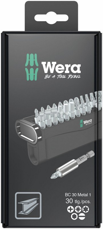 WERA ZESTAW BITÓW BIT-CHECK 30 METAL 1 SB, 30 CZ. WERA ZESTAW BITÓW BIT-CHECK 30 METAL 1 SB, 30 CZ.