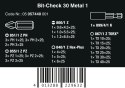 WERA ZESTAW BITÓW BIT-CHECK 30 METAL 1 SB, 30 CZ.