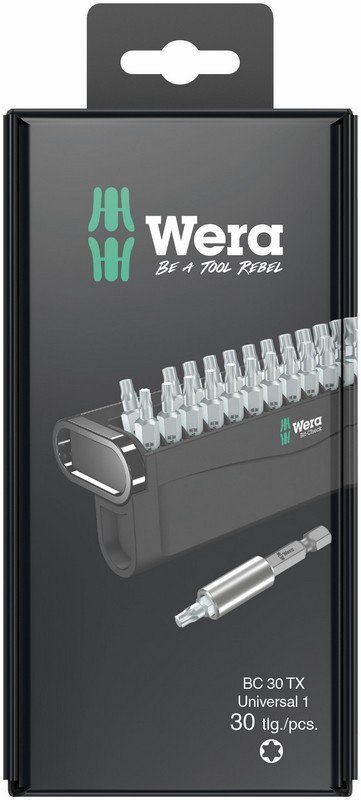 WERA ZESTAW BITÓW BIT-CHECK 30 TX UNIVERSAL 1 SB, 30 CZ. WERA ZESTAW BITÓW BIT-CHECK 30 TX UNIVERSAL 1 SB, 30 CZ.