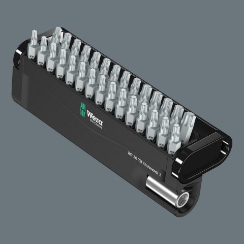 WERA ZESTAW BITÓW BIT-CHECK 30 TX UNIVERSAL 1 SB, 30 CZ. WERA ZESTAW BITÓW BIT-CHECK 30 TX UNIVERSAL 1 SB, 30 CZ.
