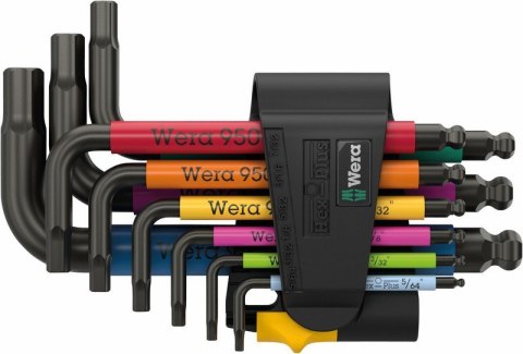 WERA ZESTAW KLUCZY TRZPIENIOWYCH 950/9 HEX-PLUS MULTICOLOU 9CZR WERA ZESTAW KLUCZY TRZPIENIOWYCH 950/9 HEX-PLUS MULTICOLOU 9CZR