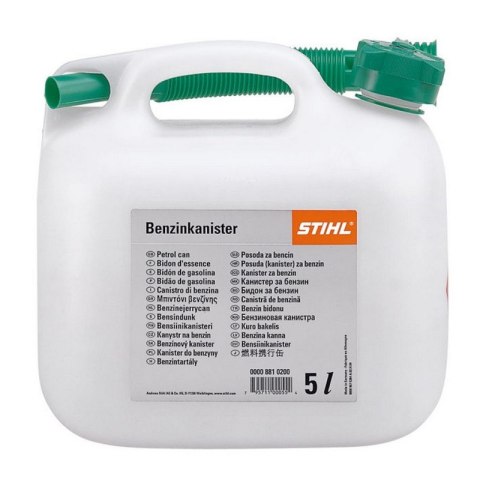 STIHL KANISTER PRZEZROCZYSTY 5L STIHL KANISTER PRZEZROCZYSTY 5L
