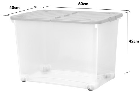 WHAM POJEMNIK DO PRZECHOWYWANIA NA KOŁACH WHAM 80L WHAM POJEMNIK DO PRZECHOWYWANIA NA KOŁACH WHAM 80L