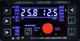 IDEAL PÓŁAUTOMAT SPAWALNICZY TECNOMIG 203 MIG/TIG/MMA SYNERGIC LED