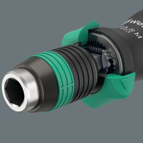 WERA RĘKOJEŚĆ Z UCHWYTEM DO GROTÓW 838 RA-R,FUNKCJA GRZECH. 1/4'' WERA RĘKOJEŚĆ Z UCHWYTEM DO GROTÓW 838 RA-R,FUNKCJA GRZECH. 1/4''