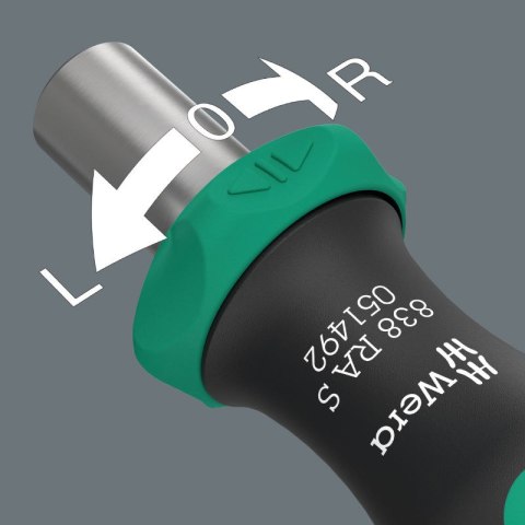 WERA RĘKOJEŚĆ Z UCHWYTEM DO GROTÓW 838 RA S,FUNKCJA GRZECH. 1/4'' WERA RĘKOJEŚĆ Z UCHWYTEM DO GROTÓW 838 RA S,FUNKCJA GRZECH. 1/4''