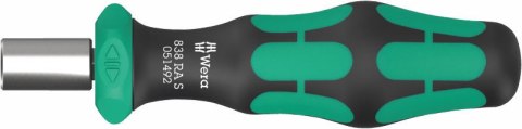 WERA RĘKOJEŚĆ Z UCHWYTEM DO GROTÓW 838 RA S,FUNKCJA GRZECH. 1/4'' WERA RĘKOJEŚĆ Z UCHWYTEM DO GROTÓW 838 RA S,FUNKCJA GRZECH. 1/4''