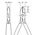 KNIPEX SZCZYPCE TNĄCE BOCZNE DLA ELEKTRONIKÓW 125MM