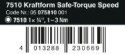 WERA WKRĘTAK DYNAMOMETRYCZNY SAFE-TORQUE SPEED 7510,1-3 NM, 1/4''