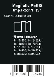 WERA ZESTAW KLUCZY NASAD. ZYKLOP 3/8'',B IMPAKTOR,LISTW.MAG.10CZ. WERA ZESTAW KLUCZY NASAD. ZYKLOP 3/8'',B IMPAKTOR,LISTW.MAG.10CZ.