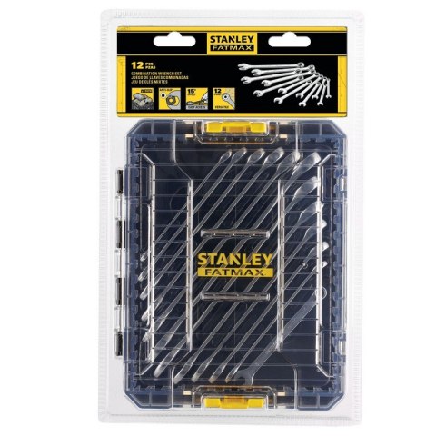 STANLEY ZESTAW KLUCZY PŁASKO-OCZKOWYCH PRO-STACK , 12SZT. STANLEY ZESTAW KLUCZY PŁASKO-OCZKOWYCH PRO-STACK , 12SZT.