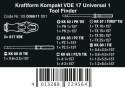 WERA ZESTAW WKRĘTAKÓW KRAFTFORM KOMPAKT VDE 17 UNIVERSAL 1, 17CZ.