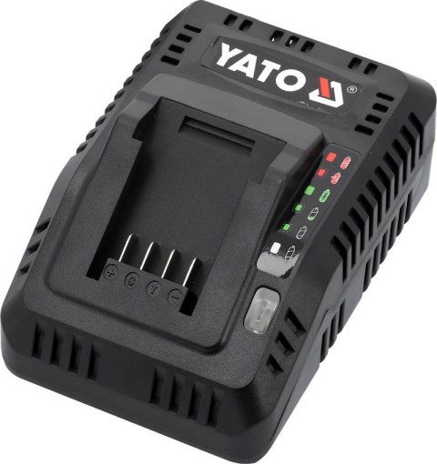 YATO INTELIGENTNA ŁADOWARKA 18V (2,4-4,5A) Z UKŁADEM CHŁODZENIA YATO INTELIGENTNA ŁADOWARKA 18V (2,4-4,5A) Z UKŁADEM CHŁODZENIA