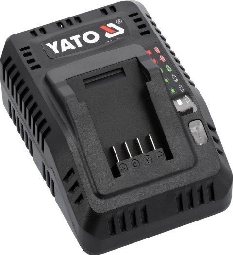 YATO INTELIGENTNA ŁADOWARKA 18V (2,4-4,5A) Z UKŁADEM CHŁODZENIA YATO INTELIGENTNA ŁADOWARKA 18V (2,4-4,5A) Z UKŁADEM CHŁODZENIA