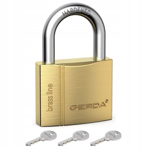 GERDA KŁÓDKA PAŁĄKOWA MOSIĘŻNA BRASS LINE KMZ S5010A 50MM BLISTER