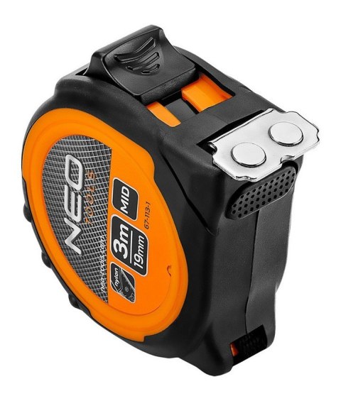 NEO MIARA ZWIJANA STALOWA 3M/19MM MAGNES NEO MIARA ZWIJANA STALOWA 3M/19MM MAGNES