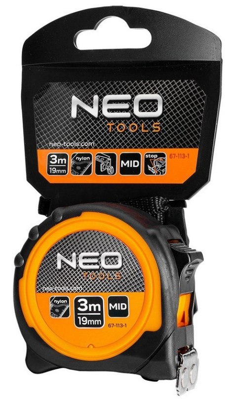 NEO MIARA ZWIJANA STALOWA 3M/19MM MAGNES NEO MIARA ZWIJANA STALOWA 3M/19MM MAGNES
