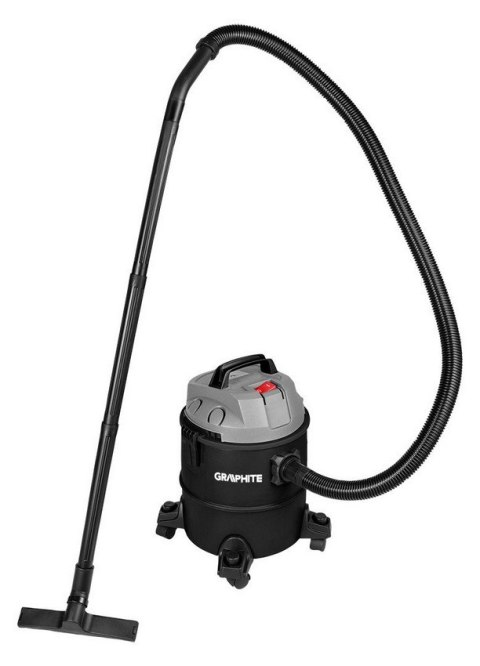 GRAPHITE ODKURZACZ PRZEMYSŁOWY 1200W 20L ZBIORNIK Z TWORZYWA GRAPHITE ODKURZACZ PRZEMYSŁOWY 1200W 20L ZBIORNIK Z TWORZYWA