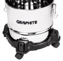 GRAPHITE ODKURZACZ PRZEMYSŁOWY 800W 12L ZBIORNIK NIERDZEWNY