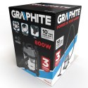 GRAPHITE ODKURZACZ PRZEMYSŁOWY 800W 12L ZBIORNIK NIERDZEWNY