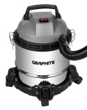 GRAPHITE ODKURZACZ PRZEMYSŁOWY 800W 12L ZBIORNIK NIERDZEWNY