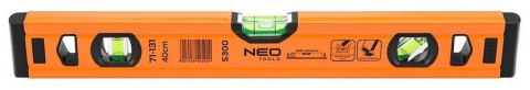 NEO POZIOMICA ALUMINIOWA S300 3 LIBELLE 40CM. NEO POZIOMICA ALUMINIOWA S300 3 LIBELLE 40CM.