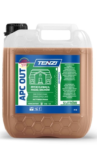 TENZI ŚRODEK DO MYCIA ELEWACJI, DACHÓW APC OUT 5L TENZI ŚRODEK DO MYCIA ELEWACJI, DACHÓW APC OUT 5L