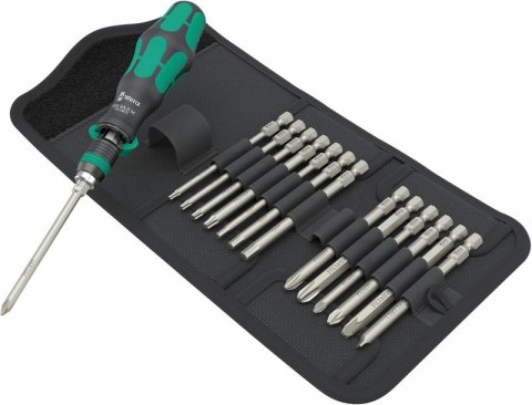 WERA WKRĘTAK KRAFTFORM KOMPAKT Z GRZECHOTKĄ 838 RA-R M SET 1,15CZ