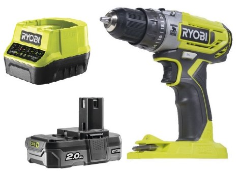 RYOBI AKU. WIERTARKO-WKRĘTARKA UDAR. R18PD2-120B 18V 1*2.0AH ONE+ RYOBI AKU. WIERTARKO-WKRĘTARKA UDAR. R18PD2-120B 18V 1*2.0AH ONE+