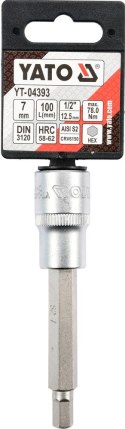 YATO KLUCZ TRZPIENIOWY 1/2''HEX 7MM L100MM