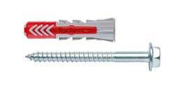 FISCHER KOŁEK DUOPOWER 10*50 S Z WKRĘTEM ŁEB 6-KĄT UNIWERSALNE