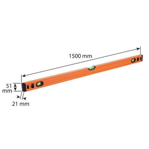 NEO POZIOMICA ALUMINIOWA S300 3 LIBELLE 150CM. NEO POZIOMICA ALUMINIOWA S300 3 LIBELLE 150CM.