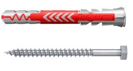FISCHER KOŁEK DUOPOWER 10*80 S Z WKRĘTEM ŁEB 6-KĄT UNIWERSALNE