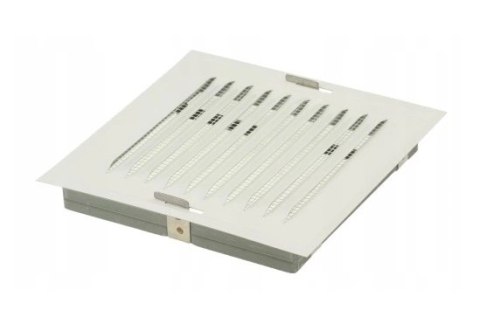 AIR ROXY KRATKA METALOWA SKOŚNA W RAMCE Z SIATKĄ 14*14CM BIAŁA AIR ROXY KRATKA METALOWA SKOŚNA W RAMCE Z SIATKĄ 14*14CM BIAŁA