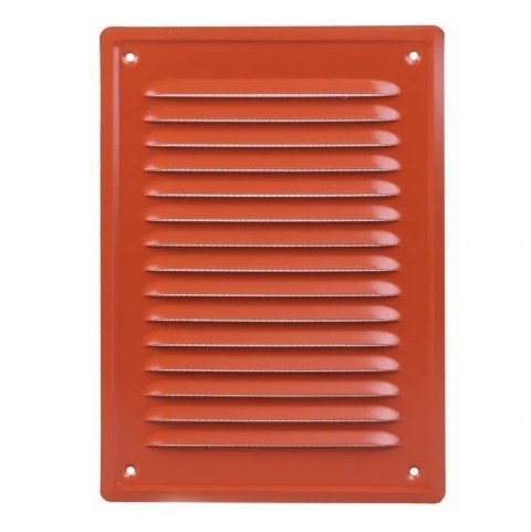 AIR ROXY KRATKA METALOWA SKOŚNA Z SIATKĄ 14*21CM CEGLASTY AIR ROXY KRATKA METALOWA SKOŚNA Z SIATKĄ 14*21CM CEGLASTY