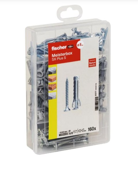 FISCHER MASTER BOX 160 SX+WKRĘTY