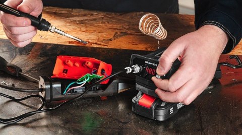 GRAPHITE STACJA LUTOWNICZA ENERGY+ 18V, BEZ AKUMULATORA. GRAPHITE STACJA LUTOWNICZA ENERGY+ 18V, BEZ AKUMULATORA.