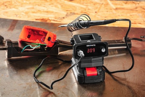 GRAPHITE STACJA LUTOWNICZA ENERGY+ 18V, BEZ AKUMULATORA. GRAPHITE STACJA LUTOWNICZA ENERGY+ 18V, BEZ AKUMULATORA.
