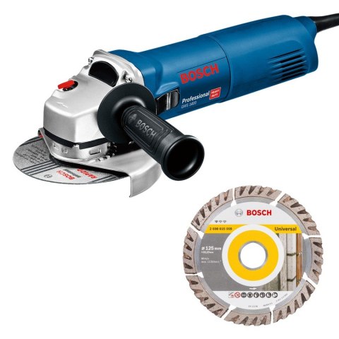 BOSCH SZLIFIERKA KĄTOWA 125MM GWS 1400 1400W + TARCZA DIAMENTOWA BOSCH SZLIFIERKA KĄTOWA 125MM GWS 1400 1400W + TARCZA DIAMENTOWA