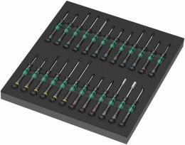 WERA WKŁADKA PIANKOWA 9715 ZESTAW WKRĘTAKÓW KRAFTFORM MICRO 24CZ.