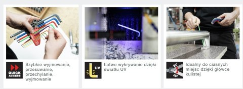 WIHA ZESTAW KLUCZY TRZP. W UCHWYCIE PROSTAR TORX 9CZ. WIHA ZESTAW KLUCZY TRZP. W UCHWYCIE PROSTAR TORX 9CZ.