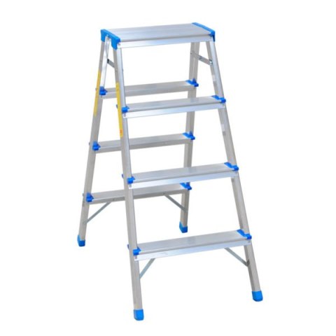 DRABEX DRABINA ALUMINIOWA DWUSTRONNA 90CM 3 STOPNIE + PODEST DRABEX DRABINA ALUMINIOWA DWUSTRONNA 90CM 3 STOPNIE + PODEST