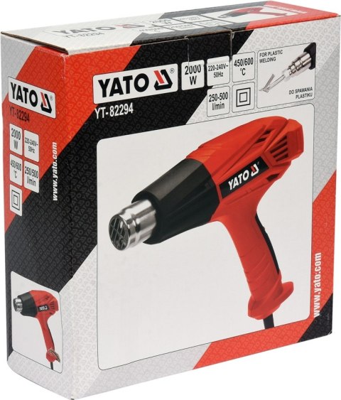 YATO OPALARKA 2000W 450~600°C, 2 BIEGI YATO OPALARKA 2000W 450~600°C, 2 BIEGI