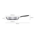 FISKARS PATELNIA FF Z POWŁOKĄ CERAMICZNĄ 24CM