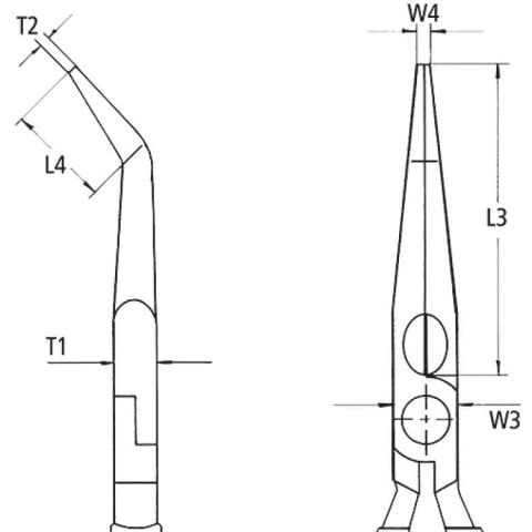 KNIPEX SZCZYPCE IZOLOWANE WYDŁUŻONE WYGIĘTE TNĄCE PÓŁOKRĄGŁE 200MM KNIPEX SZCZYPCE IZOLOWANE WYDŁUŻONE WYGIĘTE TNĄCE PÓŁOKRĄGŁE 200MM