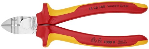 KNIPEX SZCZYPCE TNĄCE BOCZNE DO ŚCIĄGANIA IZOLACJI 160MM KNIPEX SZCZYPCE TNĄCE BOCZNE DO ŚCIĄGANIA IZOLACJI 160MM