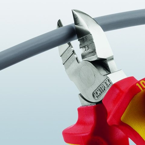 KNIPEX SZCZYPCE TNĄCE BOCZNE DO ŚCIĄGANIA IZOLACJI 160MM KNIPEX SZCZYPCE TNĄCE BOCZNE DO ŚCIĄGANIA IZOLACJI 160MM